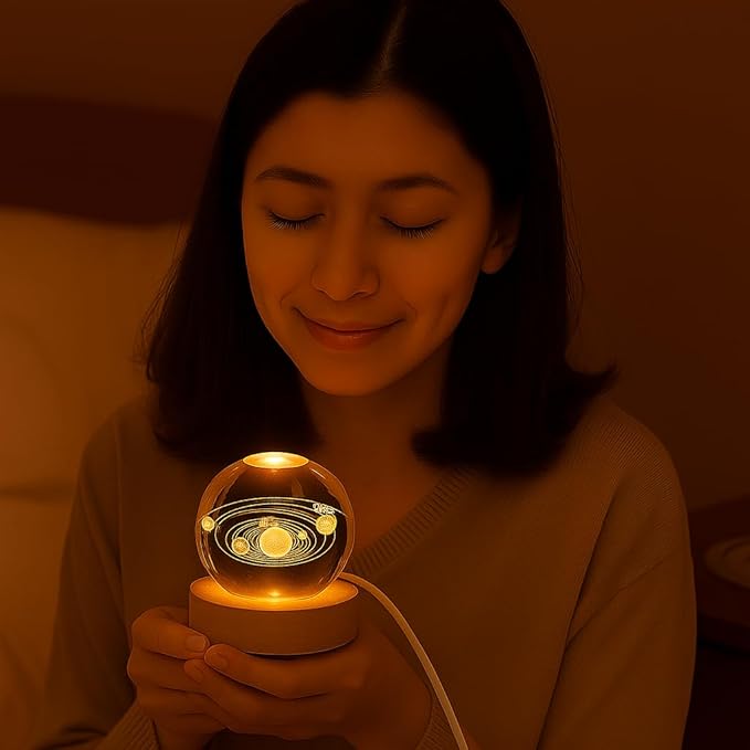 Crystal Ball LED Desk Lamp