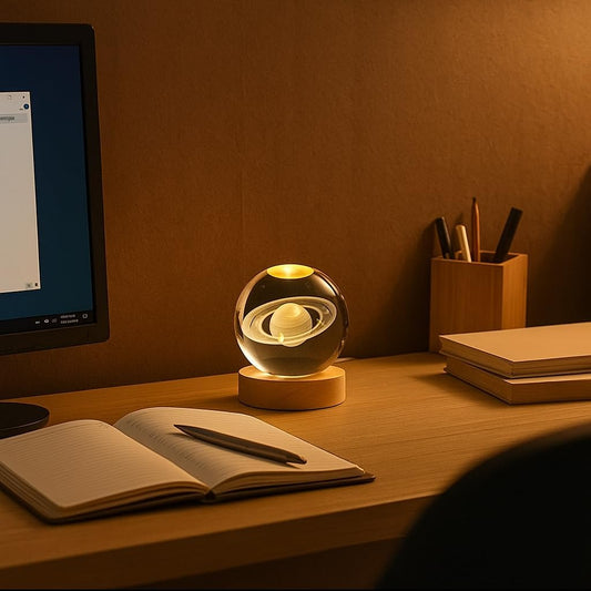 Crystal Ball LED Desk Lamp